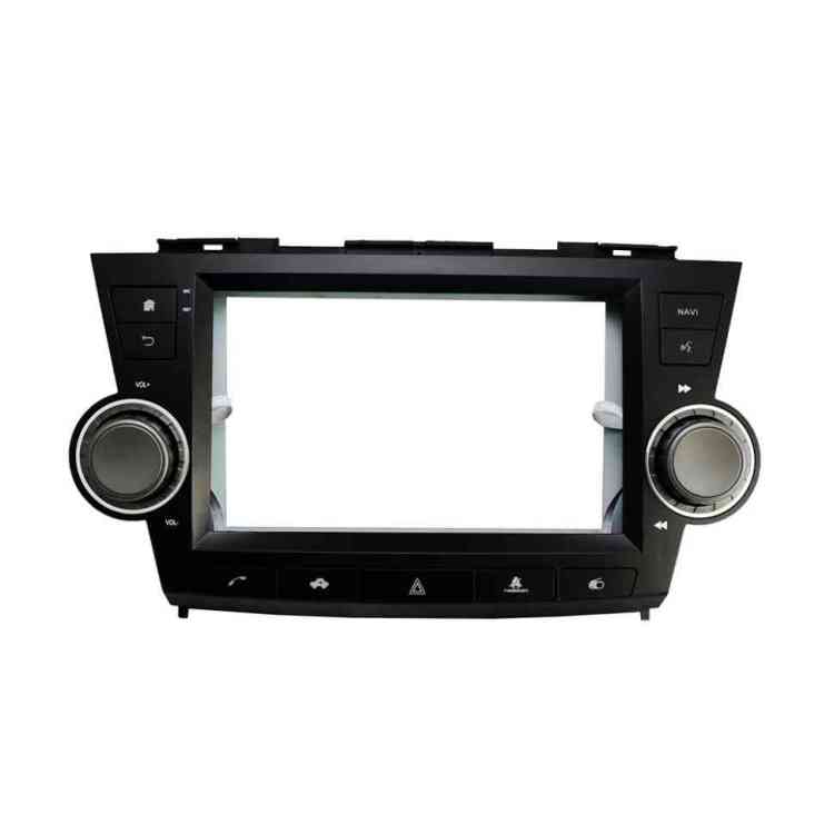 Магнитола для Toyota Highlander 2007-2013 c кнопкой аварийки Parafar на Андроид 12.0 PF035T2NFX2K