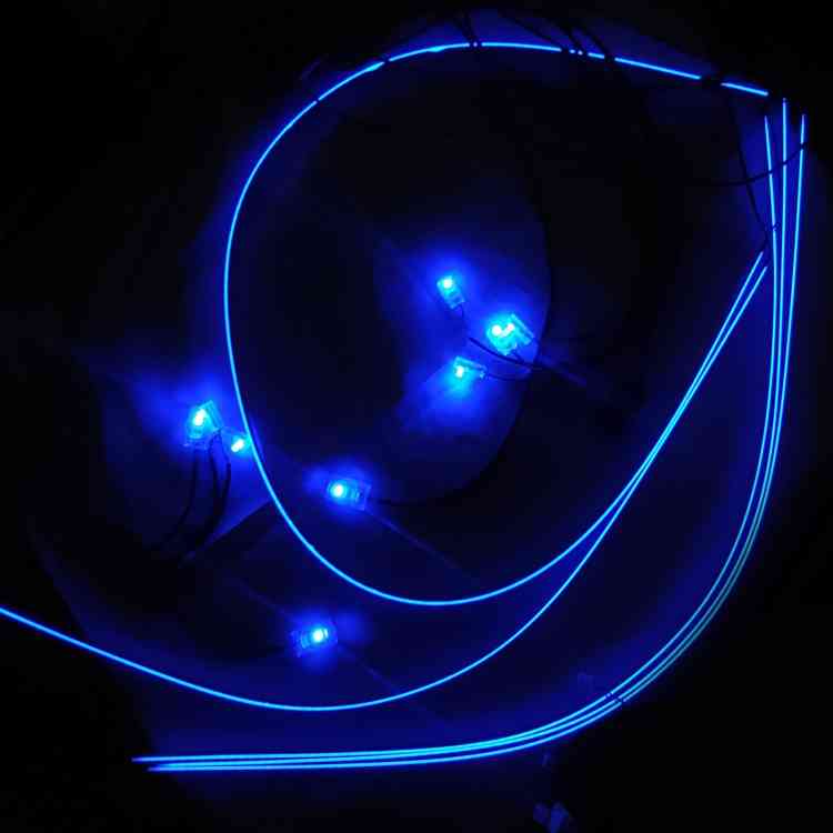 Контурная подсветка LED Parafar RGB в салон авто 18 в 1 (PFVCL18R)