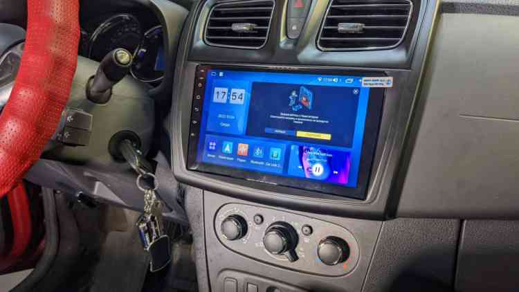 Магнитола для Renault Logan/Sandero Stepway 2015+ Parafar на Андроид 14.0 PF174THD