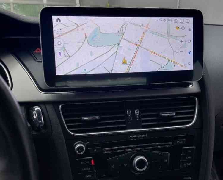 Монитор 10.25" для Audi A4 B8 , A5 8T 2007-2015 без штатной навигации - Радиола RDL-8201 Андроид 13, 8ГБ+128ГБ, Carplay, SIM-слот