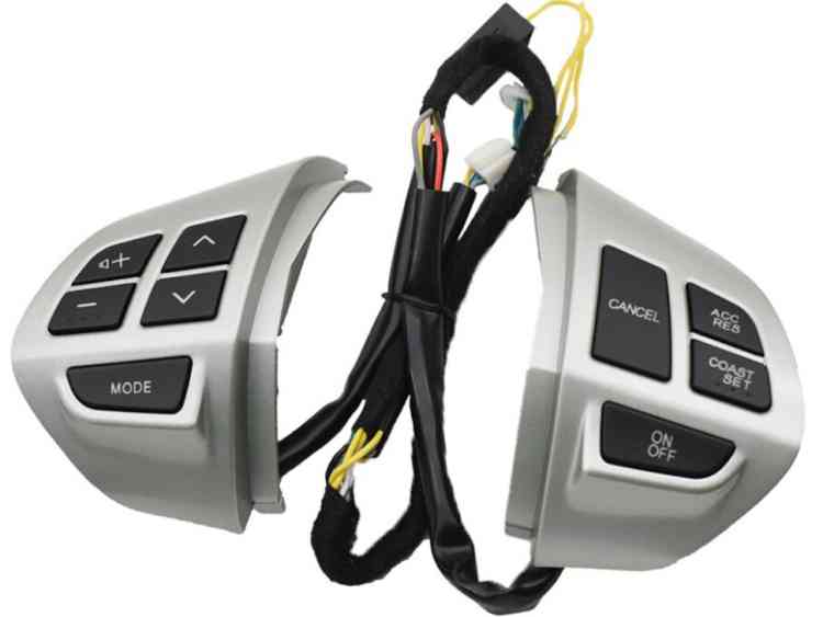 Штатные кнопки руля для Mitsubishi Outlander XL, Lancer X, ASX 2010-2012. Подходят для Андроид магнитол и круиз-контроля
