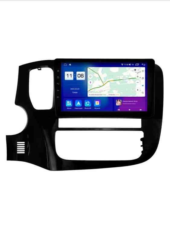 Магнитола для Mitsubishi Outlander 3 2012-2024 9" Parafar на Андроид 13.0 PF230T2LUX2RNP