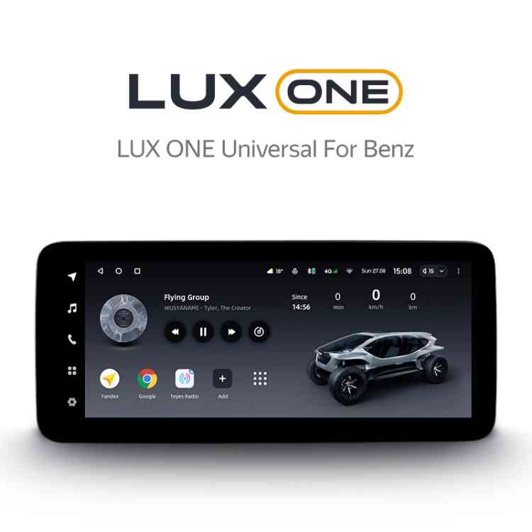 Магнитола Андроид TEYES LUX ONE Mercedes Benz-NTG 4.0 / 4.5 | 12.3" | 6/128 Gb