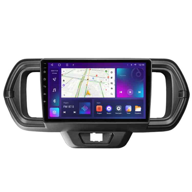 Магнитола для Toyota Passo 2016-2023 черная Parafar (cо встроенным модулем для подключения камер 360) на Андроид 13.0 PF358RNP360