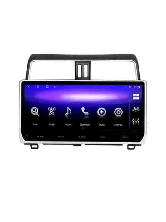 Магнитола для Toyota Land Cruiser Prado 150 2017-2021 Parafar для высокой комплектации JBL+LVDS 360 на Андроид 14.0 PF348L12T3