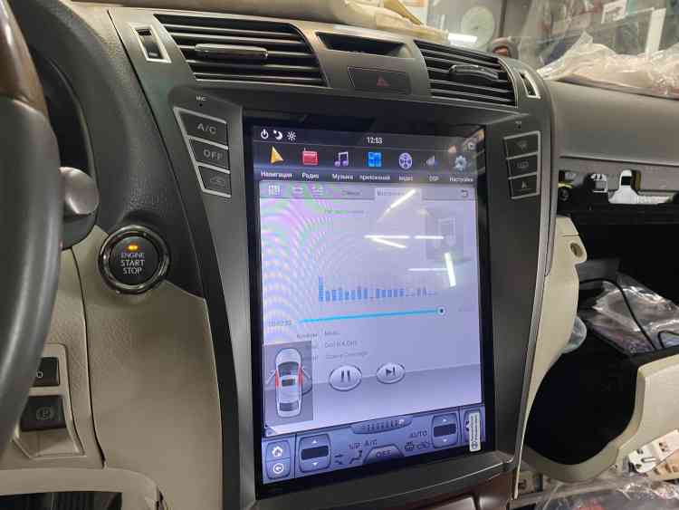 Установка магнитолы Андроид на Lexus LS460