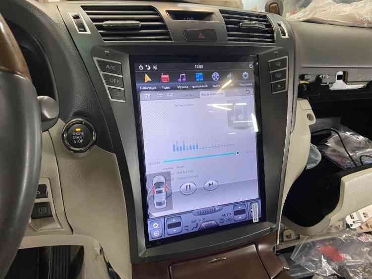 Установка магнитолы Андроид на Lexus LS460