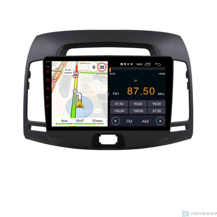 Магнитола для Hyundai Elantra Old 2006-2011 Parafar на Андроид 13.0 PF980FHD