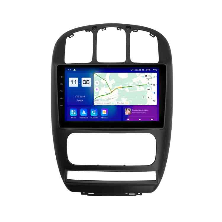 Магнитола универсальная для Chrysler/Dodge Pacifica / Caravan 2006-2012 Parafar на Андроид 13.0 PF673LUX2MHD