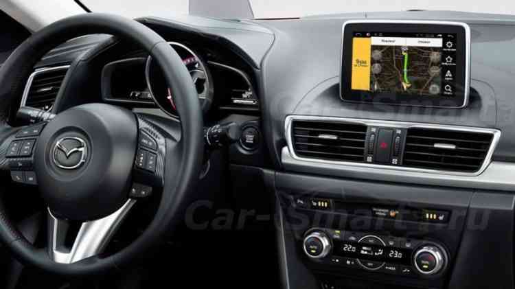 Навигационный блок для Mazda3 2014-2019 Mazda Connect - КарМедиа LT-MZD-655 на Андроид 9, 6-ядер и 3ГБ-32ГБ