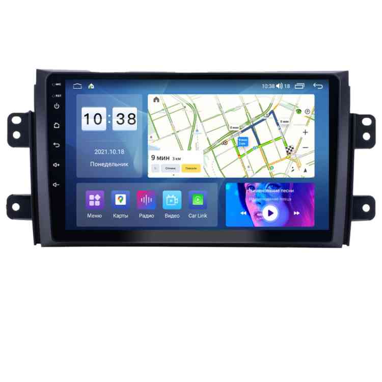 Магнитола для Suzuki SX-4 2006-2014 Parafar на Андроид 14.0 PF124LUX1THD