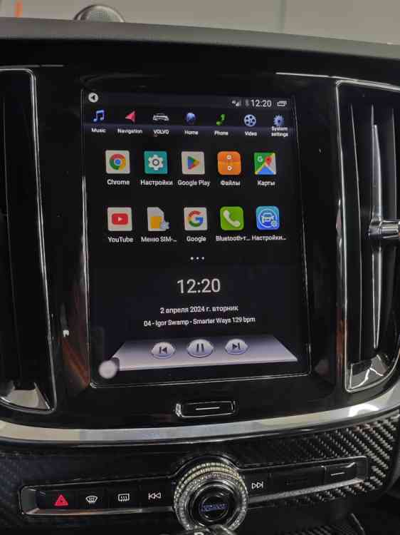 Навигационный блок для Volvo S90/XC60/XC40/V90/XC90 2017+ г.в. 8-128Гб
