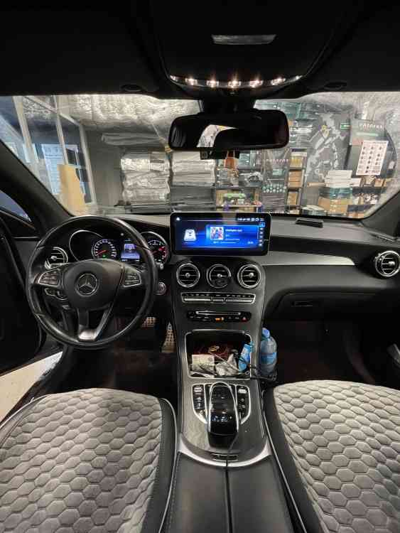 Установка магнитолы Андроид на Mercedes-Benz GLC