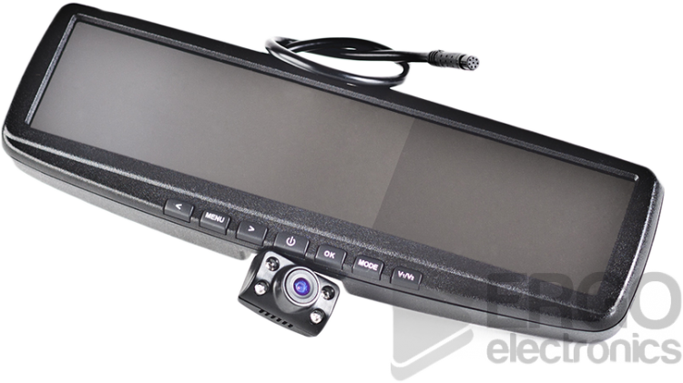Зеркало заднего вида со встроенным монитором и видеорегистратором ERGO ER420DVR