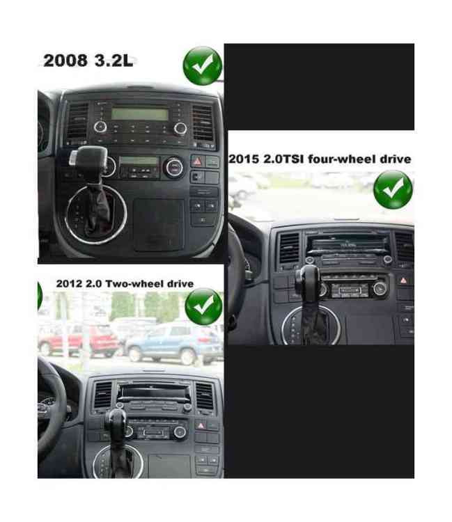 Магнитола для Volkswagen Multivan 2003-2015 Parafar на Андроид 12.0 PF051LUX1NFX2K