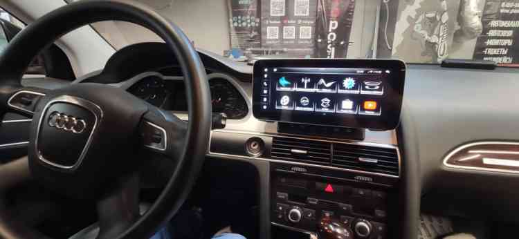 Магнитола для Audi A6 2005-2009 2G экран 10.25"  1920*720 Parafar на Андроид 11.0 PF7948