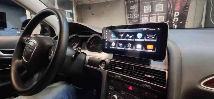 Магнитола для Audi A6 2005-2009 2G экран 10.25"  1920*720 Parafar на Андроид 11.0 PF7948