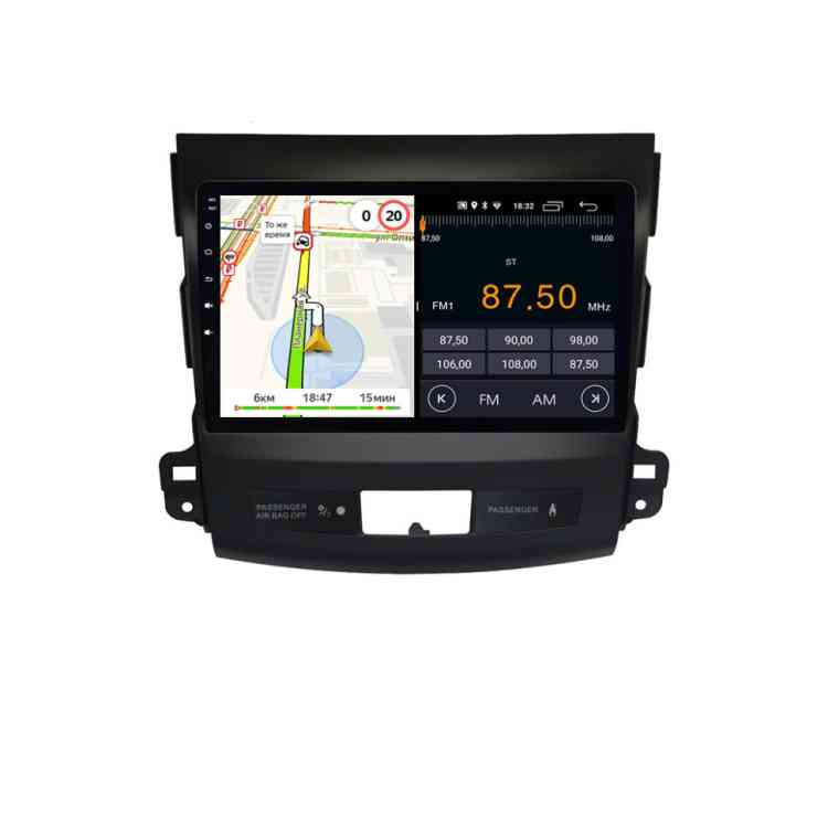 Магнитола для Mitsubishi Outlander XL 2006-2012 Parafar на Андроид 12.0 PF056LUX1RGx