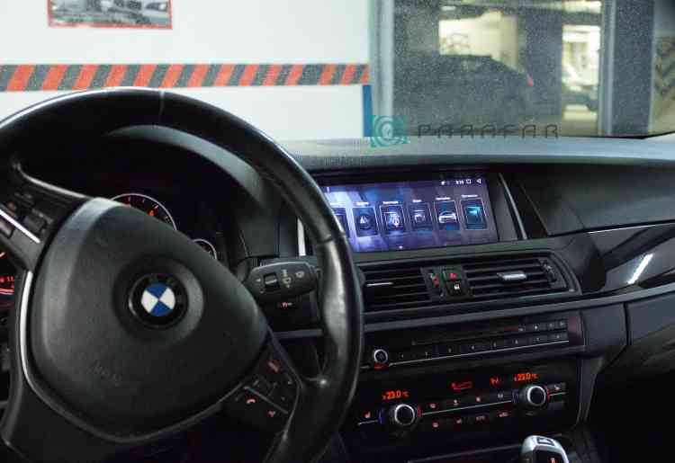 Установка магнитолы Андроид на BMW F10-F11