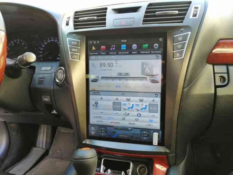 Магнитола для Lexus LS460 2007-2012 Low - КарМедиа ZF-1303L-Q6 "Тесла-Стиль" Андроид 13, 8ГБ+128ГБ, SIM-слот