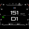 Цифровая приборная ЖК панель для BMW 3 / 4 серии F30 / F31 / F32 / F33 / F34 / F36 2013-2017 NBT EVO RDL-1292