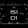 Цифровая приборная ЖК панель для BMW 5 / 6 / 7 серии F01 / F02 / F03 / F06 / F07 / F10 / F11 / F12 / F13 / F15 / F16 / F18 / F25 / F26 2010-2017 CIC NBT EVO RDL-1261