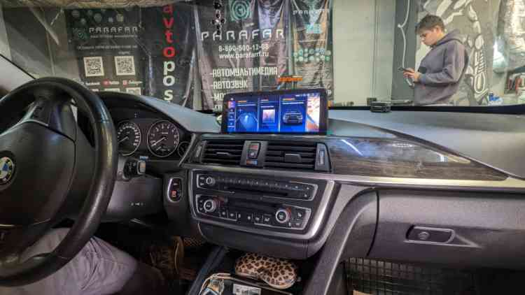 Магнитола для BMW 3/4 серия кузов F30/F31/F32/F33/F34/F35/F36 2013-2017 NBT Parafar на Андроид 13.0 PF5213a138/128