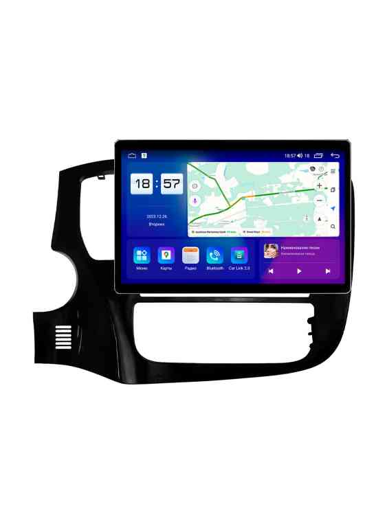 Магнитола для Mitsubishi Outlander 3 2012-2024 9" Parafar на Андроид 13.0 PF230T2LUX211u2kAIR
