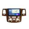 Магнитола для Toyota Hilux/Fortuner 2005-2008 авто с кондиционером цвет Дерево Parafar на Андроид 13.0 PF066ACWUHD