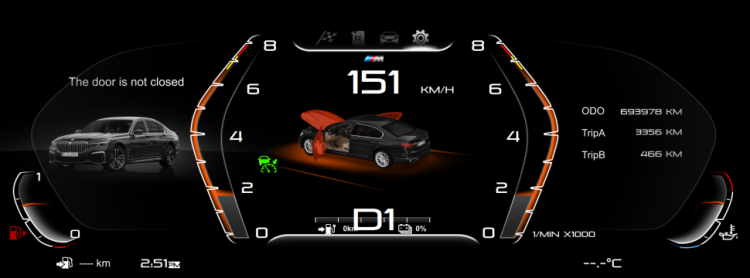 Цифровая приборная ЖК панель для BMW X5 E70 2006-2013 CCC CIC RDL-1295
