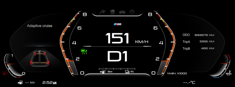 Цифровая приборная ЖК панель для BMW X5 E70 2006-2013 CCC CIC RDL-1295