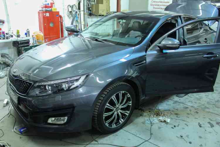 Установка магнитолы Андроид на Kia Optima