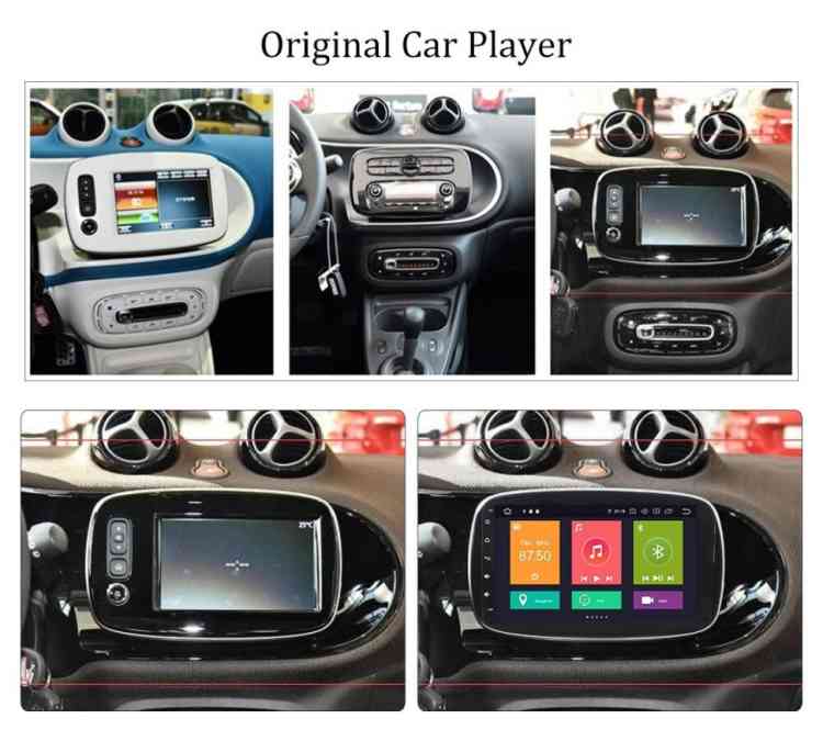 Магнитола для Smart ForTwo/ForFour 2014-2022 - КарМедиа MKD-M901-P6 на Андроид 13, 6-ТУРБО ядер, 4ГБ-64ГБ Магнитола для Smart ForTwo/ForFour 2014-2022 - КарМедиа MKD-M901-P6 на Андроид 13, 6-ТУРБО ядер, 4ГБ-64ГБ