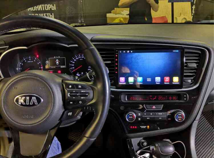 Установка магнитолы Андроид на Kia Optima 2015