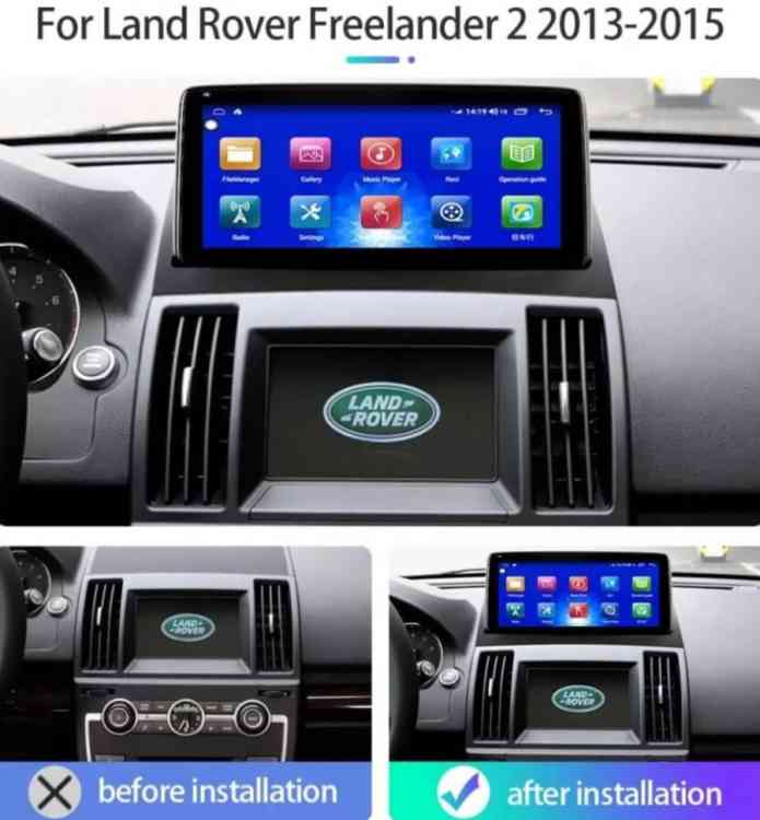 Монитор 10.25" для Land Rover Freelander 2012-2014 - КарМедиа NH-1020 Андроид 13, 4ГБ+64ГБ, SIM-слот только с установкой в Москве