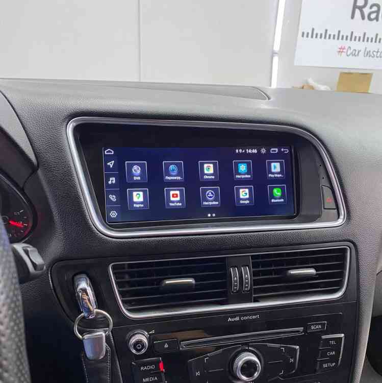 Монитор Android 8,8" для Audi Q5 2009-2017 3G MMI RDL-9606 3G MMI