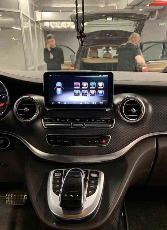 Установка магнитолы Андроид на Mercedes-Benz V-class