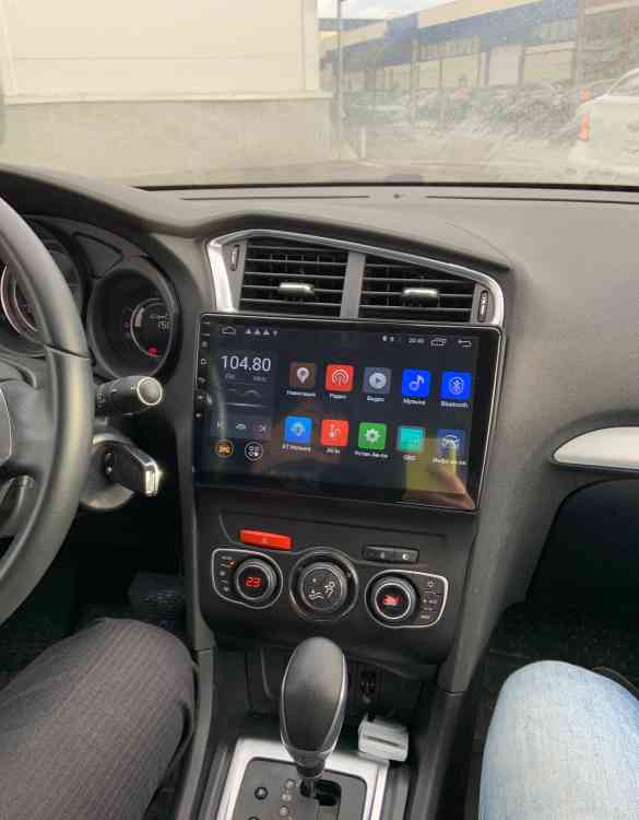 Установка магнитолы Андроид на Citroen C4