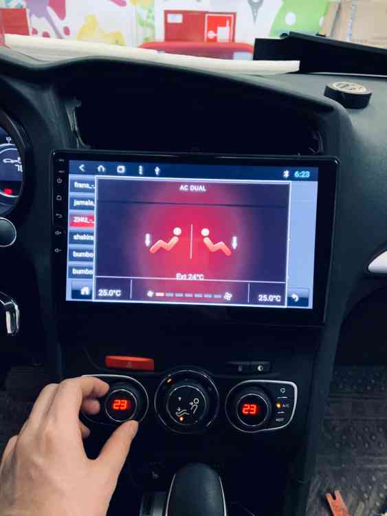 Установка магнитолы Андроид на Citroen C4