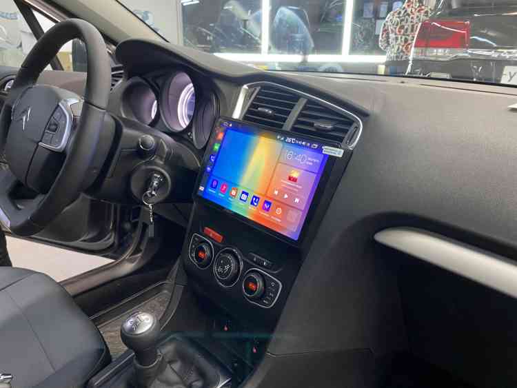 Установка Андроид магнитолы на Citroen C4