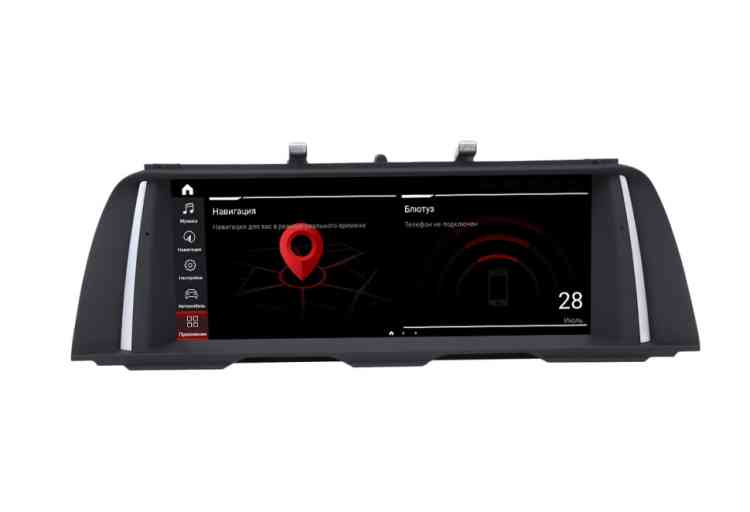 Магнитола для BMW 5 серия кузов F10 2013-2016 NBT OEM с IPS матрицей 10.25"  1920*720 Parafar на Андроид 13.0 PF5218T2a138/128